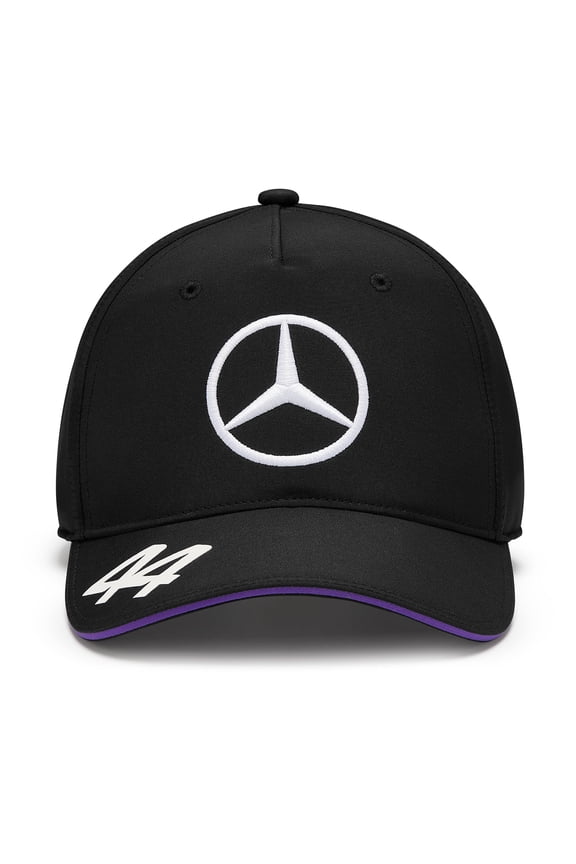 Mercedes Benz AMG Petronas F1 Formula One 2024 Lewis Hamilton Cloth Hat Black