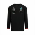 thumbnail image 1 of Mercedes Benz AMG Petronas F1 2022 Men's Team Crew Sweatshirt- Black, 1 of 6