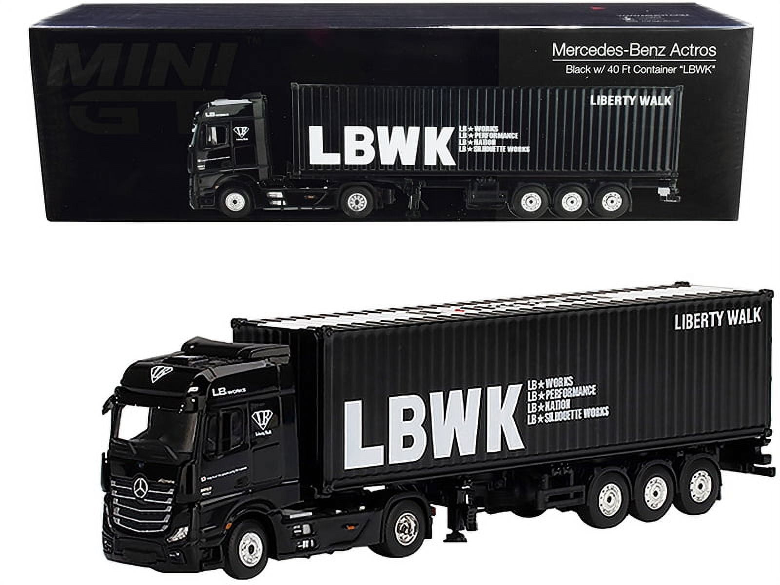 【待望★】 Actros Benz Mercedes RHD and Trailer with Drive) Hand (Right ミニカー