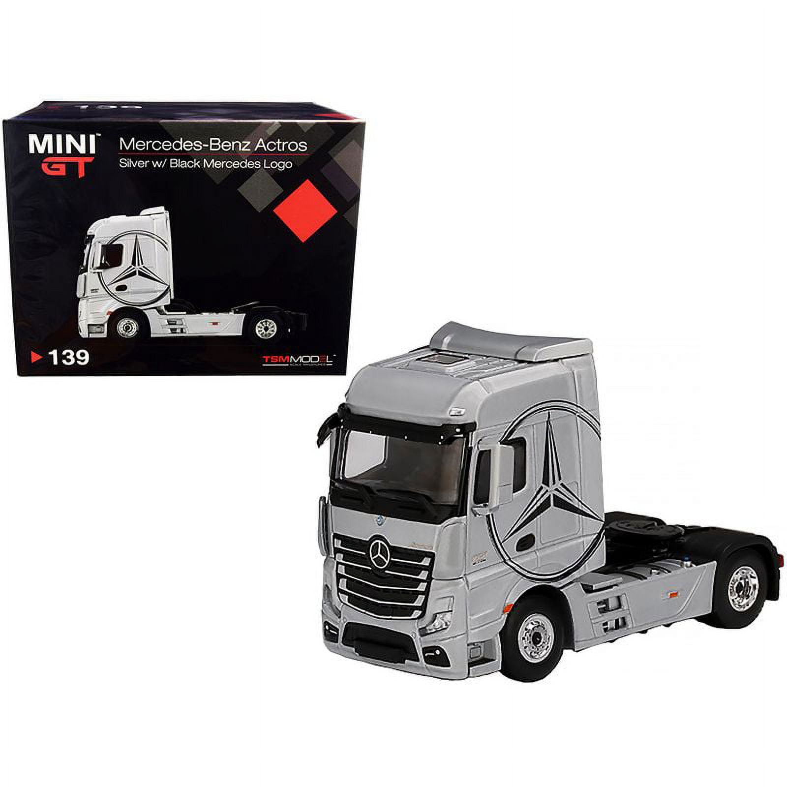 Mercedes Benz Actros Truck Tractor Silver with Black