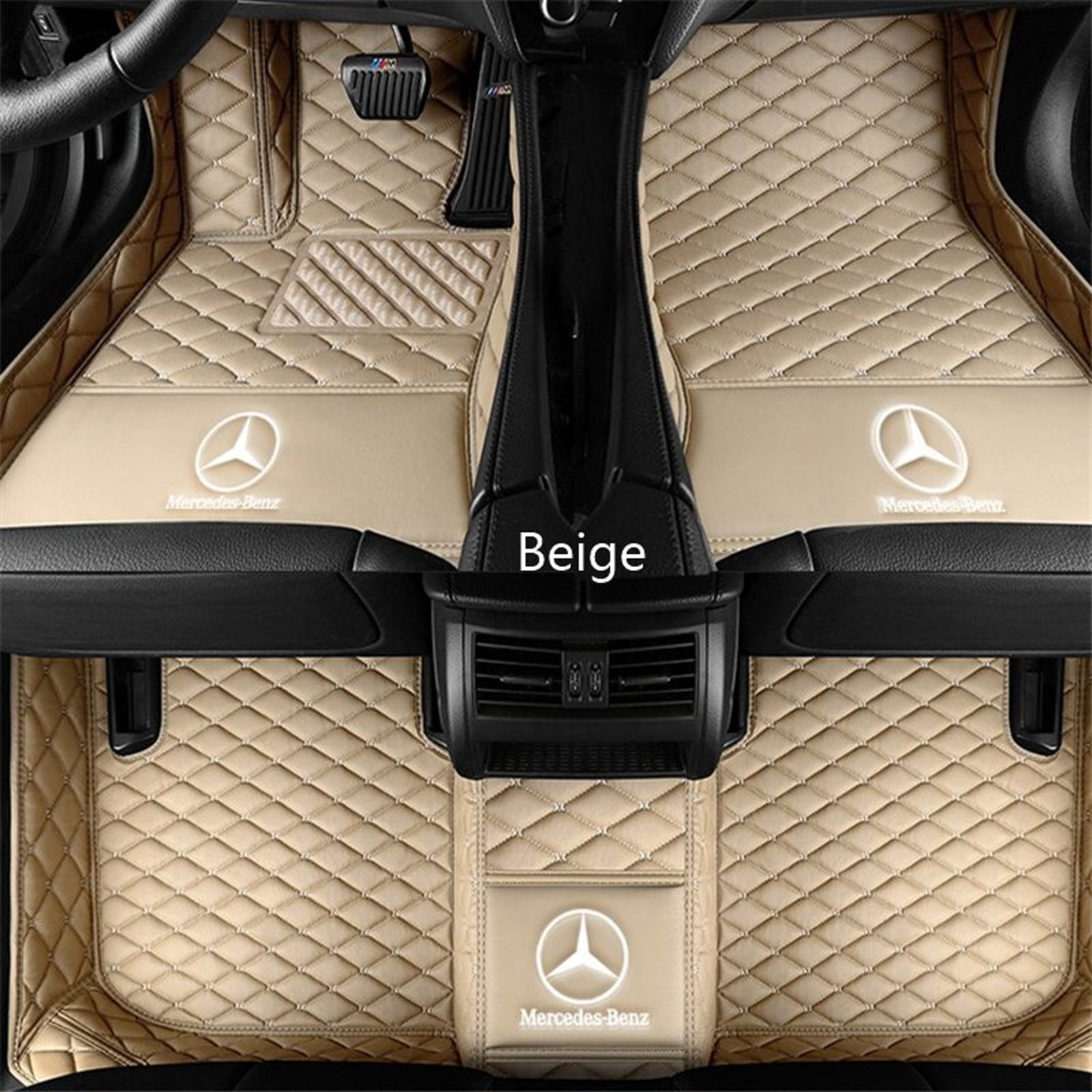 Mercedes-Benz B-Class W246 2012-2019 Waterproof Leather Car Floor Mats Car Carpet