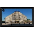 thumbnail image 1 of Mercedes Benz Building in Poland 40x24 Large Black Ornate Wood Framed Canvas Art, 1 of 2