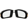 thumbnail image 1 of For Mercedes-Benz C230 2003 2004 2005 2006 2007 Door Mirror Driver and Passenger Side Pair Power Heated Manual-Folding w/Memory Function | w/Signal Light 2038107376, 2038106676 | MB1320107, MB1321107, 1 of 5