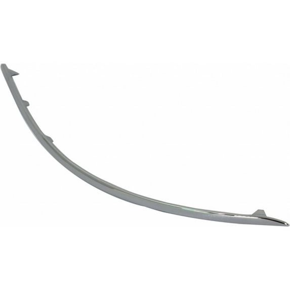 For Mercedes-Benz C250 2010 2011 Bumper Trim Driver Side | Front | Luxury Model | Made Of Plastic | Chrome | Replacement For MB1046110 | 1-013874, 201910A
