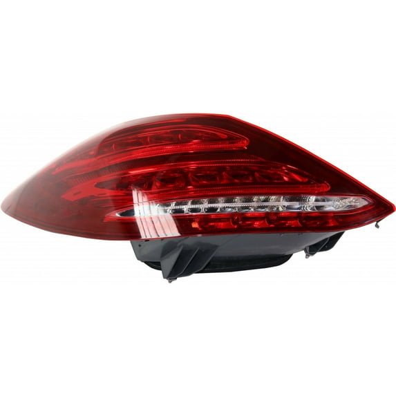 For Mercedes-Benz C300 / C400 / C63 AMG Tail Light Assembly 2015 16 17 2018 Driver Side | Outer | Sedan | LED | CAPA Certified | MB2800145 | 205 906 20 02