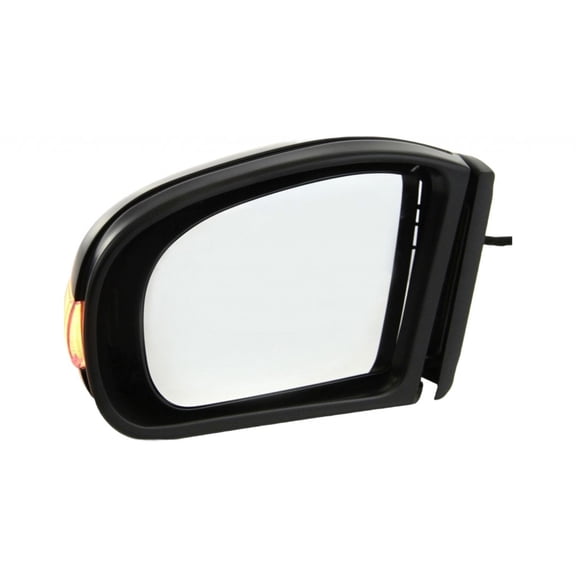 For Mercedes-Benz C32 AMG 2002 03 2004 Door Mirror Driver Side | Power | Heated | Manual Folding | w/ Signal | Paintable | Replacement For 2038106776 | MB1320107