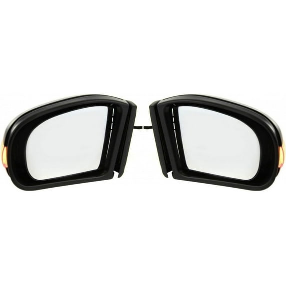 For Mercedes-Benz C320 2003 2004 2005 Door Mirror Driver & Passenger Side Pair Power | Heated | Manual-Folding w/Memory Function | w/Signal Light | 203 810 73 76, 203 810 66 76 | MB1320107, MB1321107