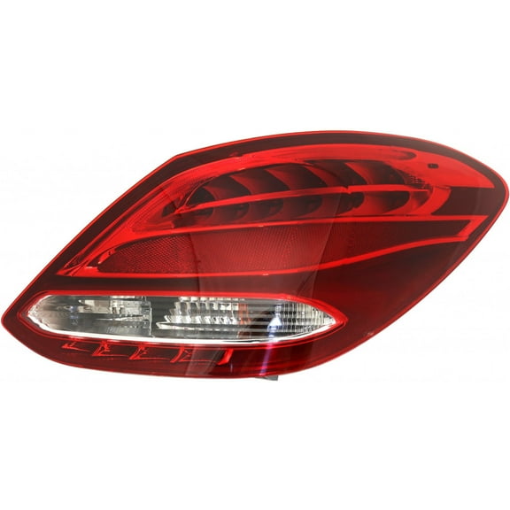 For Mercedes-Benz C43 AMG 2017 2018 Tail Light Assembly Passenger Side | CAPA Certified | Clear and Red Lens | Sedan | Replacement For MB2801143, MB2801143C | 2059061902