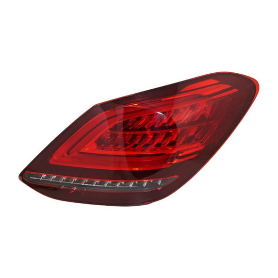 For Mercedes-Benz C43 AMG/C300 2019 2020 2021 Tail Light Passenger Side | CAPA Certified | LED | Red/Clear Lens | Sedan | Made of Plastic | Replacement For MB2801160, MB2801160C | 2059065003