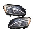thumbnail image 1 of For Mercedes-Benz C63 AMG/AMG S 2015 2016 2017 2018 Headlight Driver And Passenger Side | Pair | LED | Lens And Housing | Fits Sedan Models | Tier 1 | MB2502227, MB2503227 | 191275316733, 19127531677, 1 of 6