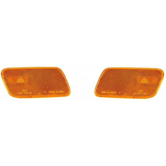 For Mercedes-Benz E-Class Wagon Side Marker Light Assembly Unit 2000 01 02 2003 Driver and Passenger Side | Pair | DOT Certified | MB2570104 | MB2571104 | 210 820 13 21(00-03)
