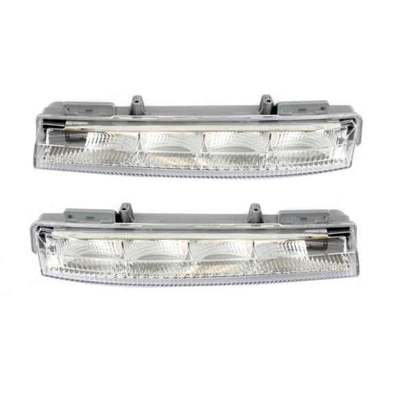 For Mercedes-Benz E400/E550 2012 2013 Daytime Running Light Driver and Passenger Side | Pair | Coupe/Sedan | LED | CAPA | MB2562105, MB2562105C, MB2563105, MB2563105C | 2049068900, 2049069000