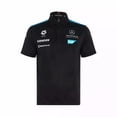 thumbnail image 1 of Mercedes Benz EQ Formula E S8 Men's Team Polo Shirt - Black-White, 1 of 7