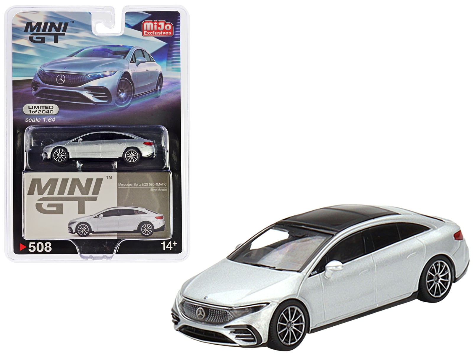 MINI GT メルセデス ベンツ EQS 580 4MATIC チェイスカー MINI GT メルセデス ベンツ EQS 580 4MATIC チェイスカー - メルカリ