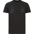 thumbnail image 1 of Mercedes Benz F1 Special Edition Unisex 2021 Constructors' Championship T-Shirt- Black, 1 of 3