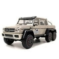 thumbnail image 1 of Mercedes-Benz G 63 AMG 6x6 Pickup Truck Silver Metallic "Jurassic World" 1/24 Diecast Model Car by Jada, 1 of 2