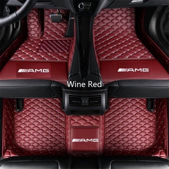Mercedes-Benz G-level AMG There is computer box under the seat2013~2018 Waterproof Leather Car Floor Mats Car Carpet