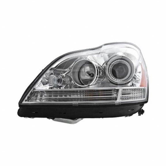For Mercedes-Benz GL Class 2010 2011 2012 Headlight Driver Side | With Adaptive Front Light System Control Headlight | Replacement For MB2502204 | 164820495964/1648204361