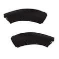 thumbnail image 1 of For Mercedes-Benz GLA180 2016 2017 Bumper Cover Grille Molding Driver And Passenger Side | Pair | Front Lower | With AMG Styling Package | Made Of PP Plastic | Textured Black | MB1046157, MB1047157, 1 of 6