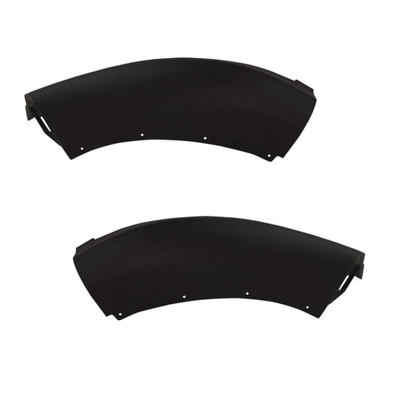 For Mercedes-Benz GLA180 2016 2017 Bumper Cover Grille Molding Driver And Passenger Side | Pair | Front Lower | With AMG Styling Package | Made Of PP Plastic | Textured Black | MB1046157, MB1047157