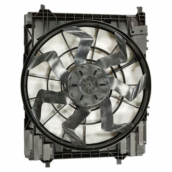 For Mercedes-Benz GLE350/GLE450 2020 2021 2022 Dual Radiator & Condenser Fan | w/ Brushless Motor | w/ Tow | Replacement For MB3115144 | 167-906-18-04