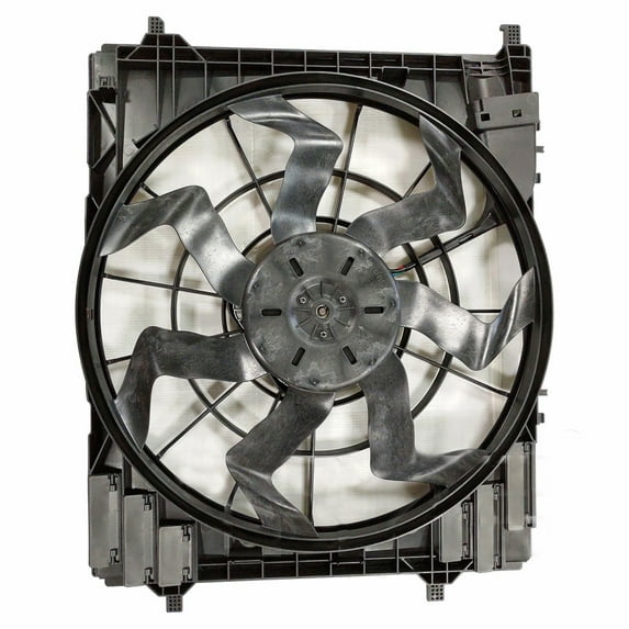 For Mercedes-Benz GLE580/GLS450/GLS580 2020 2021 2022 Dual Radiator and Condenser Fan | w/Brushless Motor | w/Tow | Replacement For MB3115144 | 167-906-18-04