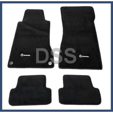 Mercedes-Benz S Class Black Carpeted Floor Mats Set Of 4 (2014-2019) OE 22268069029f87