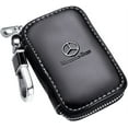 thumbnail image 1 of Mercedes Benz Key Car Case, Genuine Leather Keychain, 1 of 4