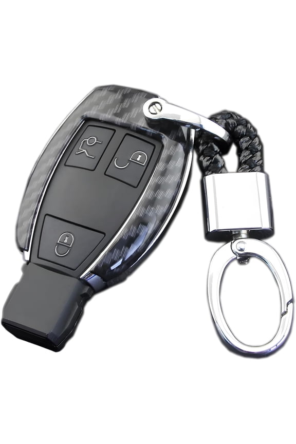 For Mercedes Benz Key fob Cover,ABD Key Case Key Shell Protector for 2010-2016 2017 2018 Mercedes Benz A B C E S G M V Class CLA CLS GLA GLB GLC GLE GLK GL GLS SL SLK SLC with Keychain