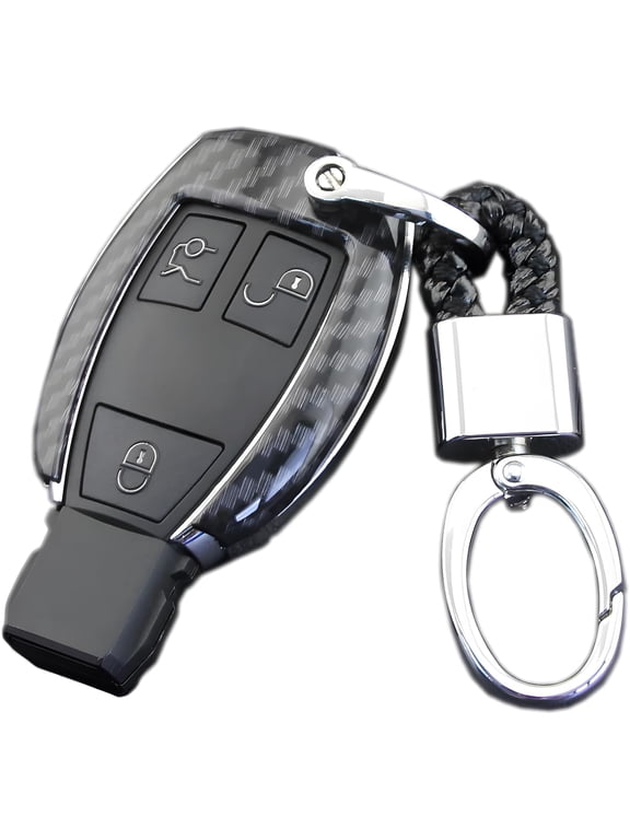 For Mercedes Benz Key fob Cover,ABD Key Case Key Shell Protector for 2010-2016 2017 2018 Mercedes Benz A B C E S G M V Class CLA CLS GLA GLB GLC GLE GLK GL GLS SL SLK SLC with Keychain