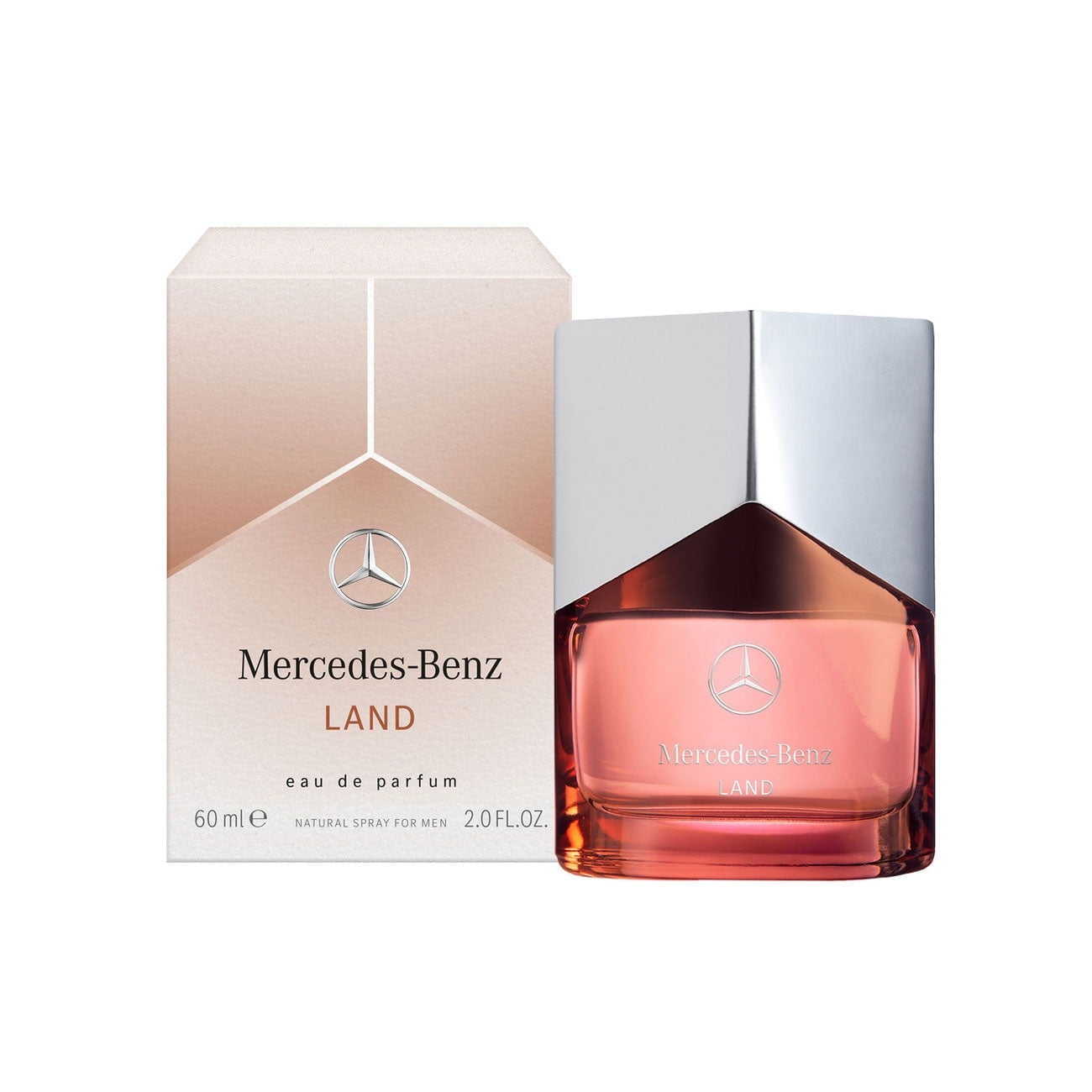 Mercedes-Benz Land, Cologne for Men, Perfume for Men, 2 oz