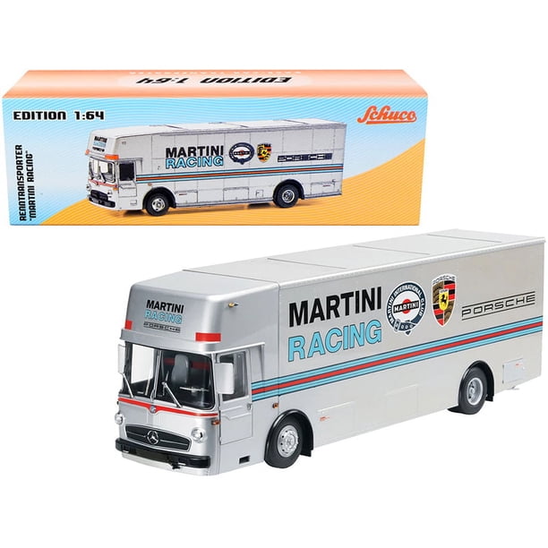 Camion Mercedes Renn Transporter Martini Racing - 1/18 Schuco 450032100 - Occasion