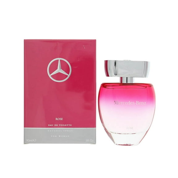 Mercedes Benz Rose 3.0 Oz Eau De Toilette Spray by Mercedes Benz Box for Women