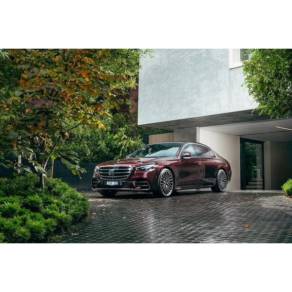 Mercedes-Benz S 450 Lang 4MATIC Wall Decor - 24x36 Inch Laminated Poster - Stunning Detail and Bold Colors