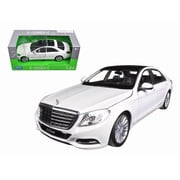 Mercedes Benz S Class with Sunroof White NEX Models 1/24 Diecast Model Car by Welly