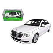 Mercedes Benz S Class with Sunroof White "NEX Models" 1 24 Diecast Model Car by Welly