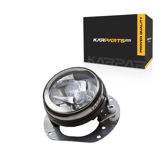 For Mercedes-Benz SL600/SL65 AMG 2009 2010 2011 2012 Fog Light Assembly Passenger Side | Clear Lens | Chrome Housing | Replacement For MB2593120 | 2048202256, 615343670621