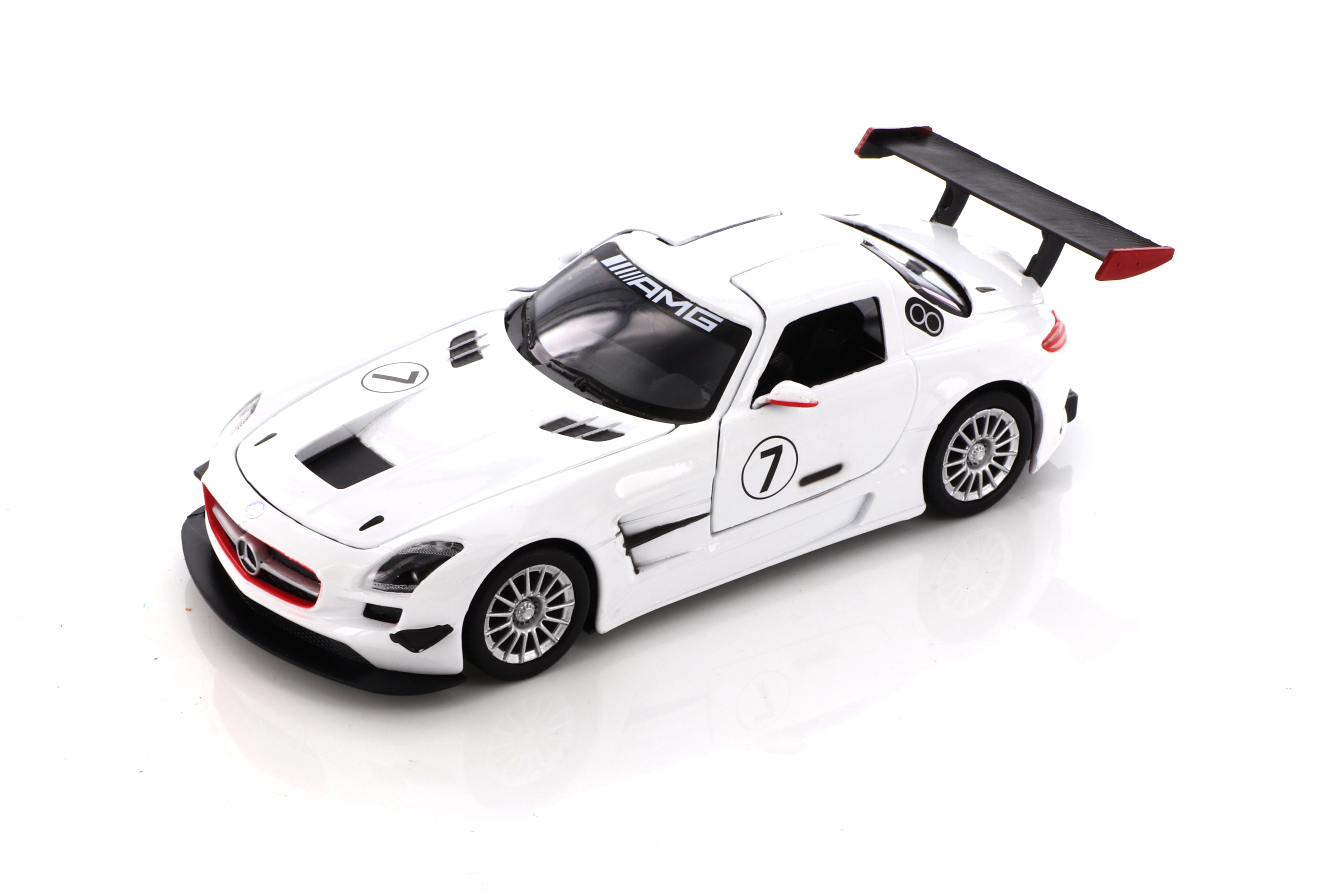 Mercedes-Benz SLS AMG GT-3, White - Showcasts 73356/16D - 1/24