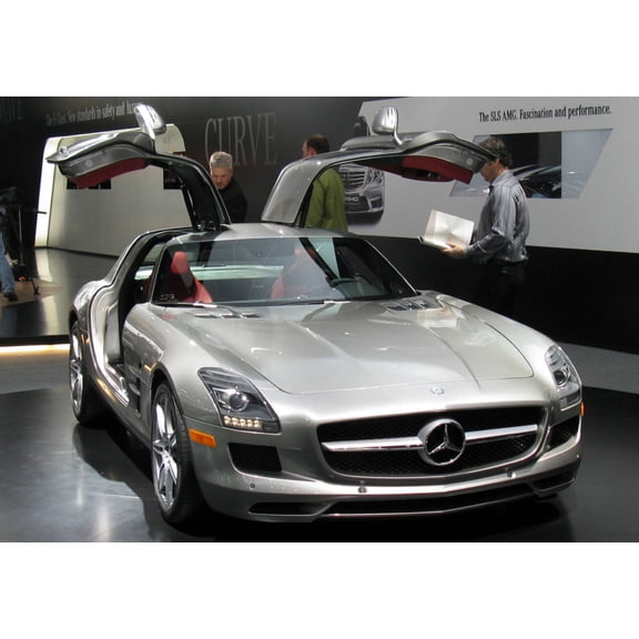 Mercedes Benz Sls Poster 27inx40in for any room 27x40 Multi-Color Square Adults Poster Time