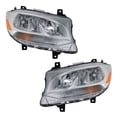thumbnail image 1 of For Mercedes-Benz Sprinter 4500 2019 2020 Headlight Assembly Driver and Passenger Side | Pair | CAPA Certified | Clear Lens | PP Plastic Housing | PC Plastic Lens | MB2502259, MB2503259, 1 of 4