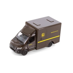 Mercedes-Benz Sprinter UPS Delivery Van, Brown - Kinsmart 5476D - 1/48 Scale Diecast Model Car