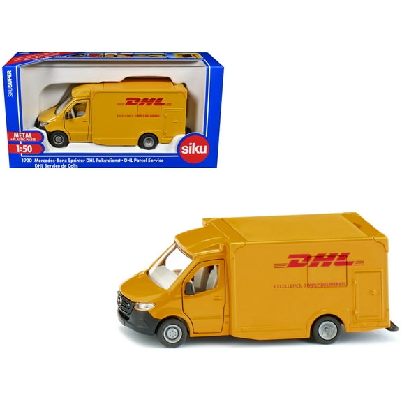 Mercedes-Benz Sprinter Van Yellow "DHL" 1/50 Diecast Model Car by Siku