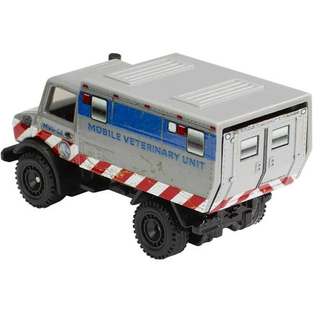 Mercedes-Benz Unimog U 1300 L "Mobile Veterinary Unit MVU-12" "Jurassic World" (2015) Movie Diecast Model Car by Hot Wheels