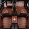thumbnail image 1 of Mercedes-Benz W204 Waterproof Leather Car Floor Mats Car Carpet, 1 of 8