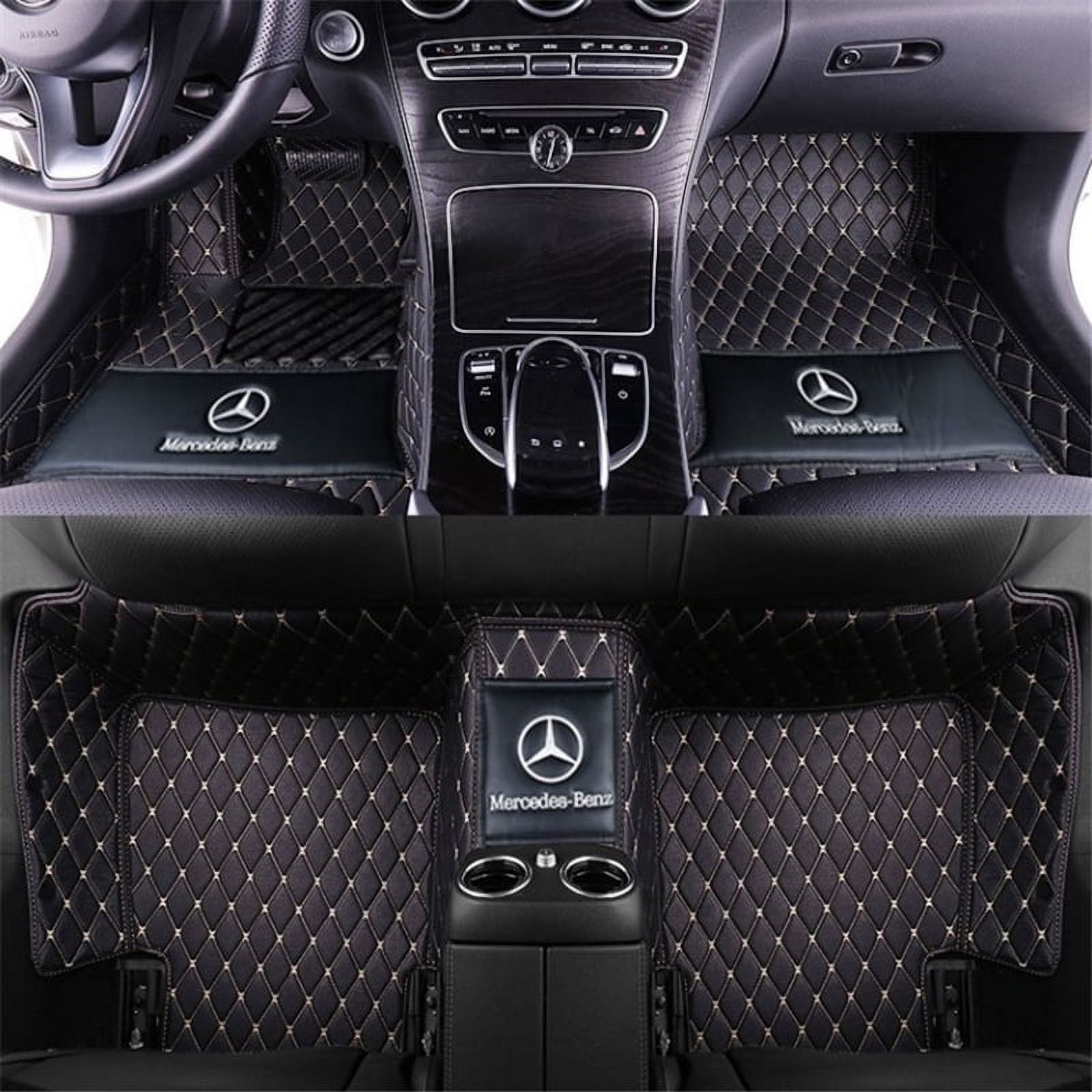 Mercedes-Benz W220 long axis Waterproof Leather Car Floor Mats Car Carpet