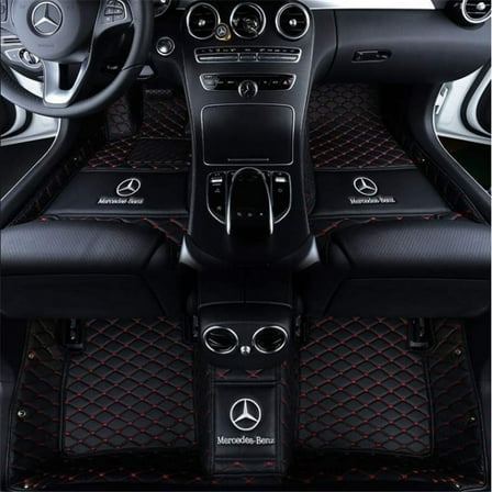 Mercedes-Benz Waterproof Leather Car Floor Mats Car Carpet