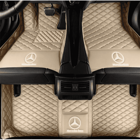 Mercedes-Benz Waterproof Leather Car Floor Mats Car Carpet
