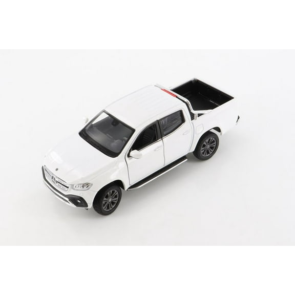 Mercedes-Benz X-Class Pickup Truck, White - Welly 24100WWT - 1/27 scale Diecast Model Toy Car