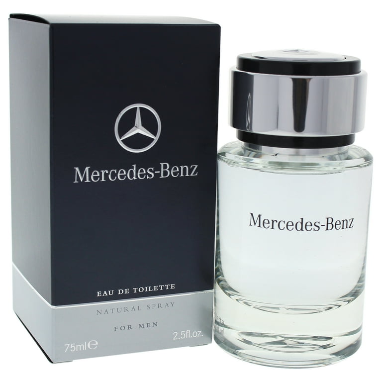 Mercedes Benz for Men Eau De Toilette Natural Spray for Men Amber and Dry Wood Scent Signature Mix of Spices and Woods 2.5 oz