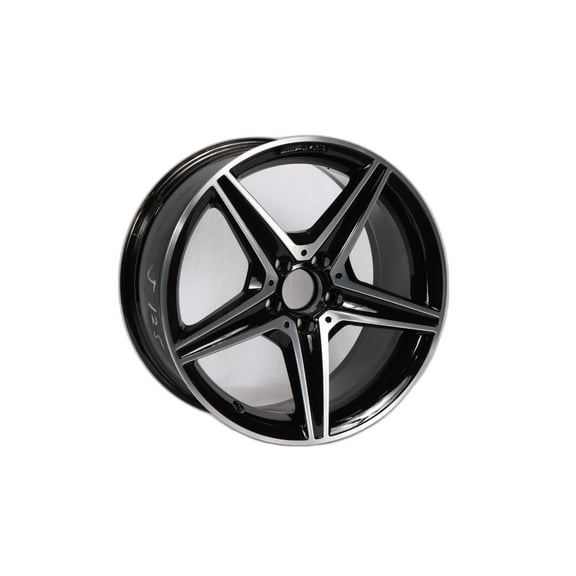 2017-2019 Mercedes C43 AMG 18" Machined Black OEM Factory Wheel Rim A2054017200
